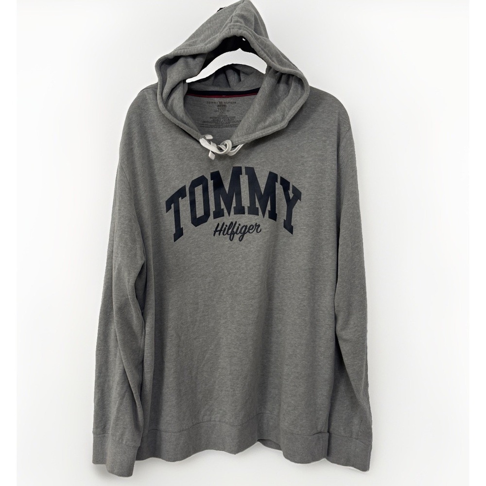 Tommy Hilfiger Sleepwear Hoodie Mens XL Gray Loungewear